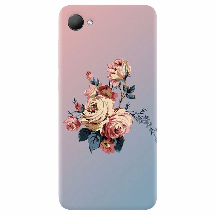 Силиконов кейс съвместим с Htc Desire 12, Roses