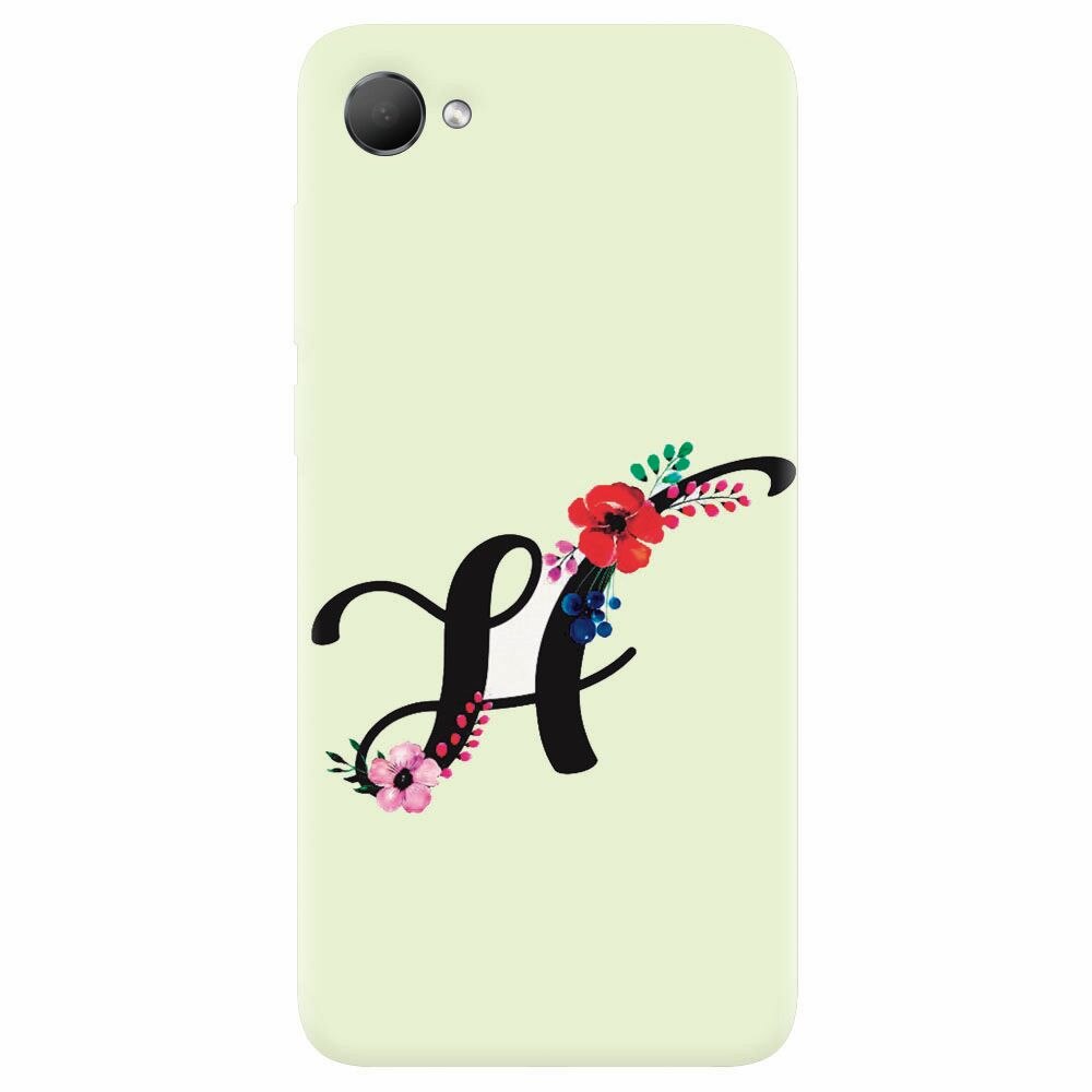 Husa silicon pentru Htc Desire 12, Litera H