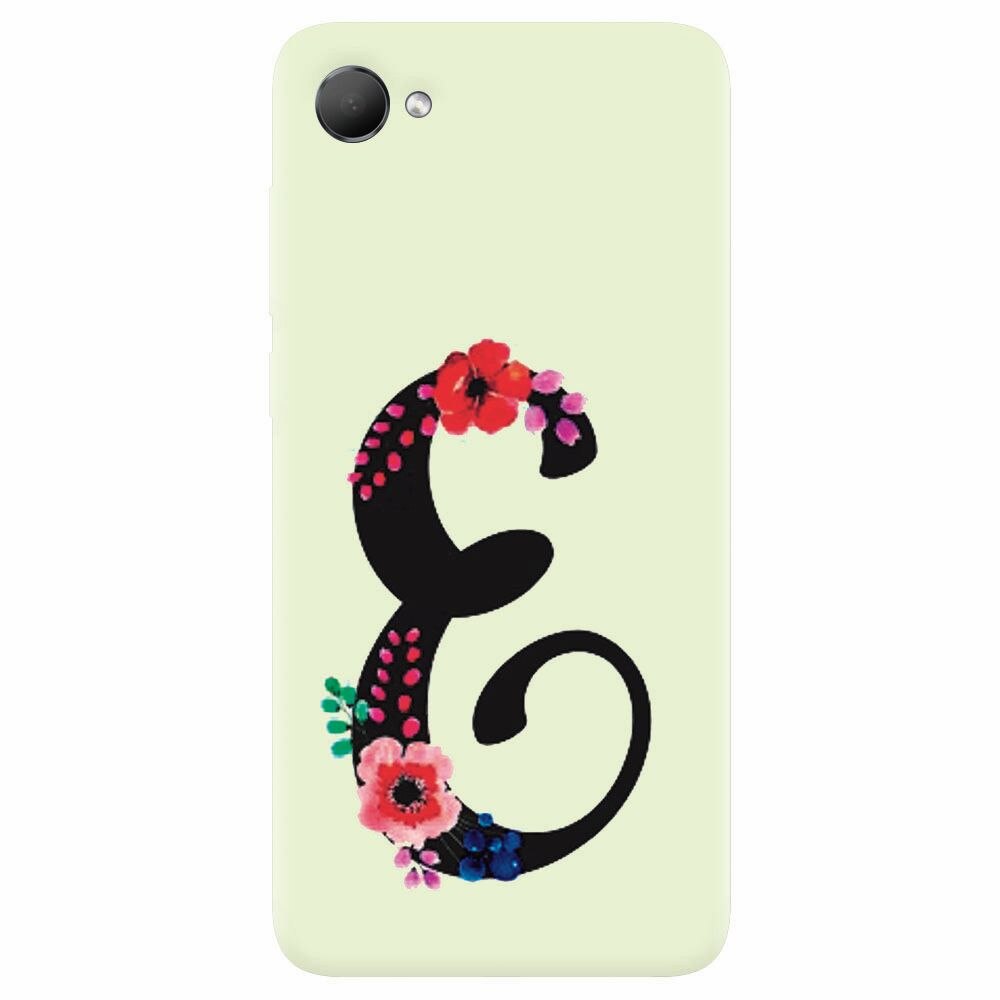 Husa silicon pentru Htc Desire 12, Litera E
