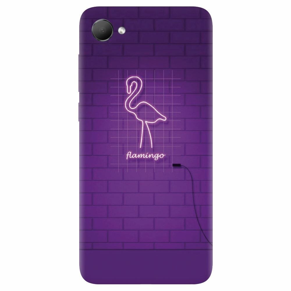 Husa silicon pentru Htc Desire 12, Light Flamingo
