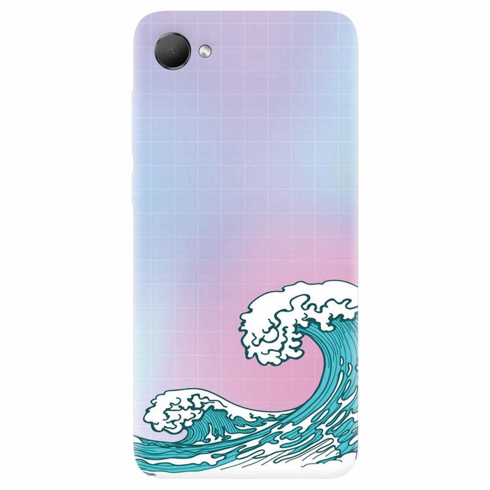 Husa silicon pentru Htc Desire 12, Waves