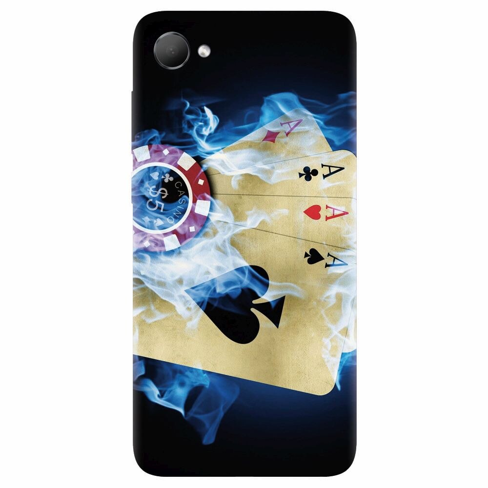 Husa silicon pentru Htc Desire 12, Casino