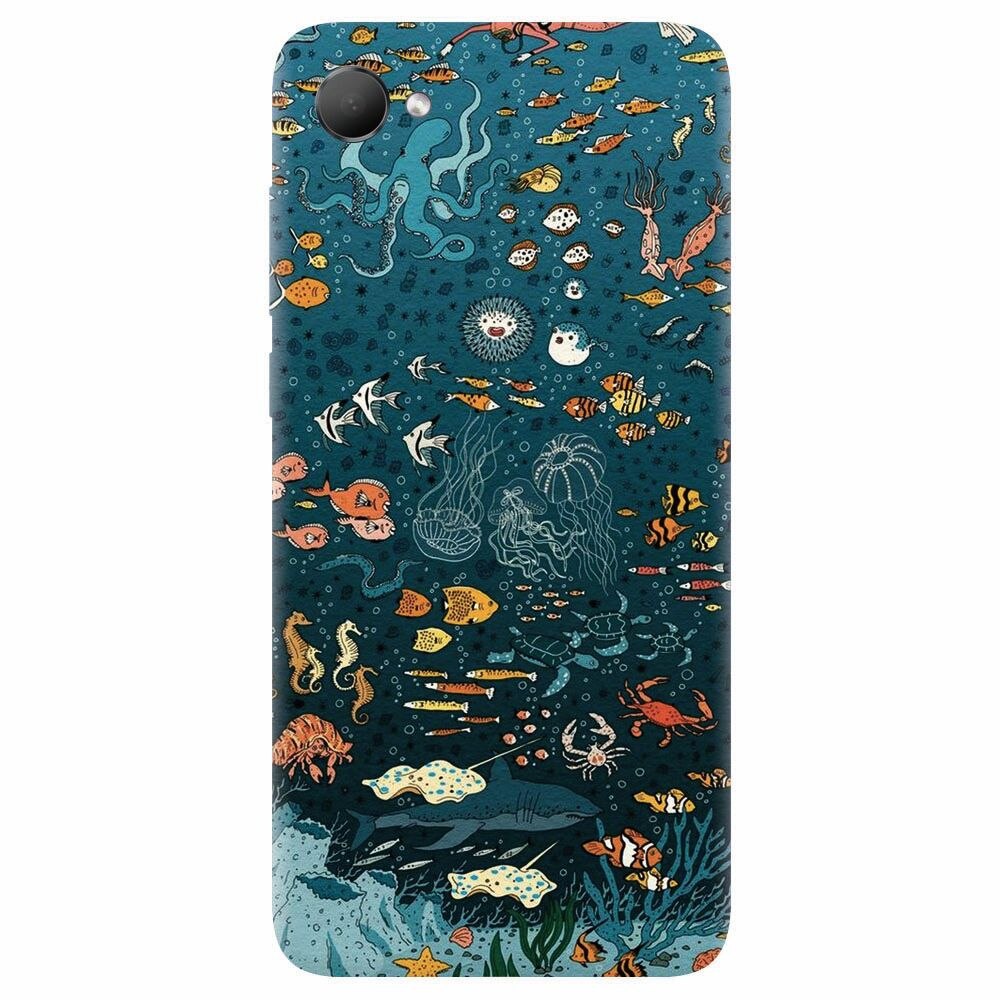 Husa silicon pentru Htc Desire 12, Under The Sea