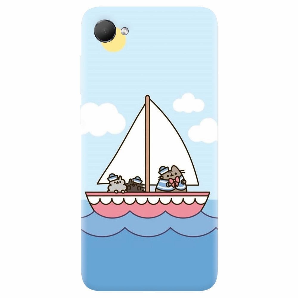 Husa silicon pentru Htc Desire 12, Happy Sailors