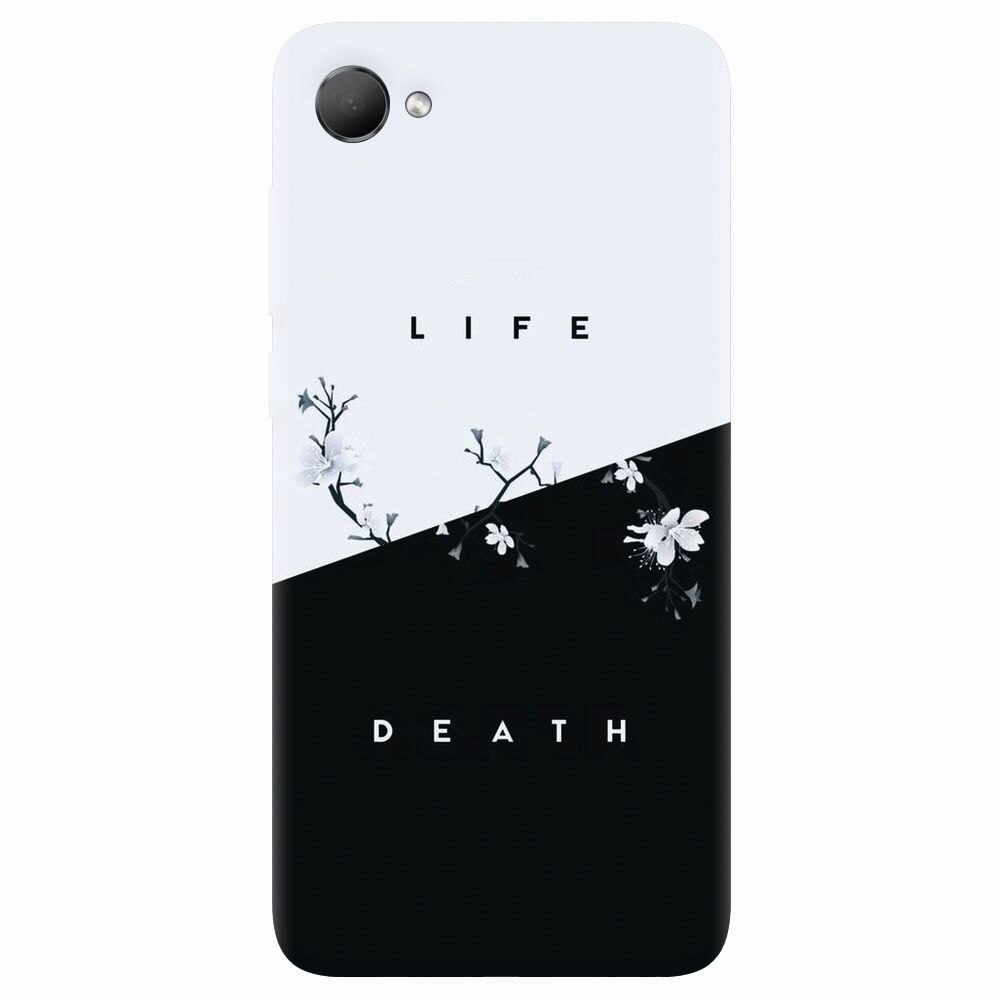 Husa silicon pentru Htc Desire 12, Life Vs Death