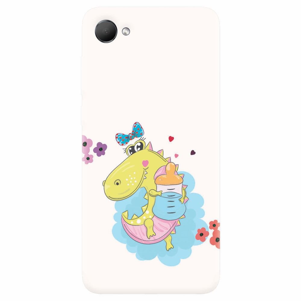 Husa silicon pentru Htc Desire 12, Bebe Crocodil