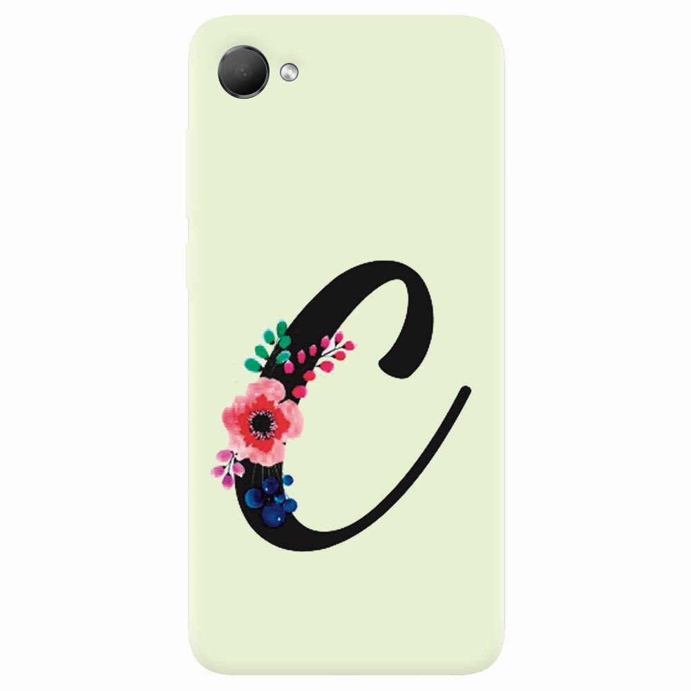 Husa silicon pentru Htc Desire 12, Litera C