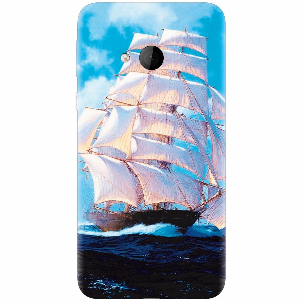 Husa silicon pentru Htc U play, Attractive Art Of Ships