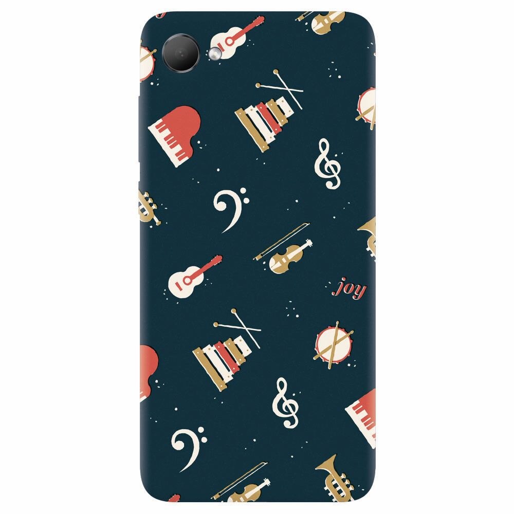 Husa silicon pentru Htc Desire 12, Music Joy