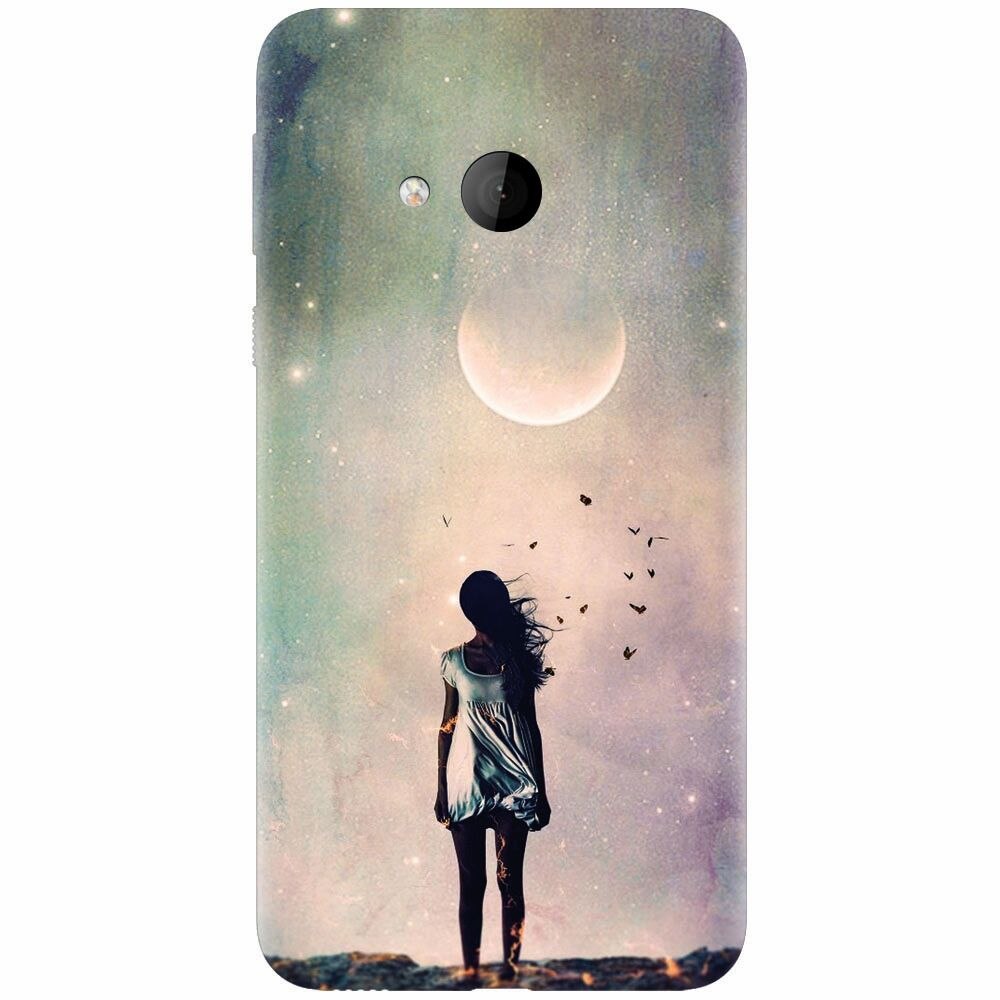 Husa silicon pentru Htc U play, Alone Woman Cgi Hd K