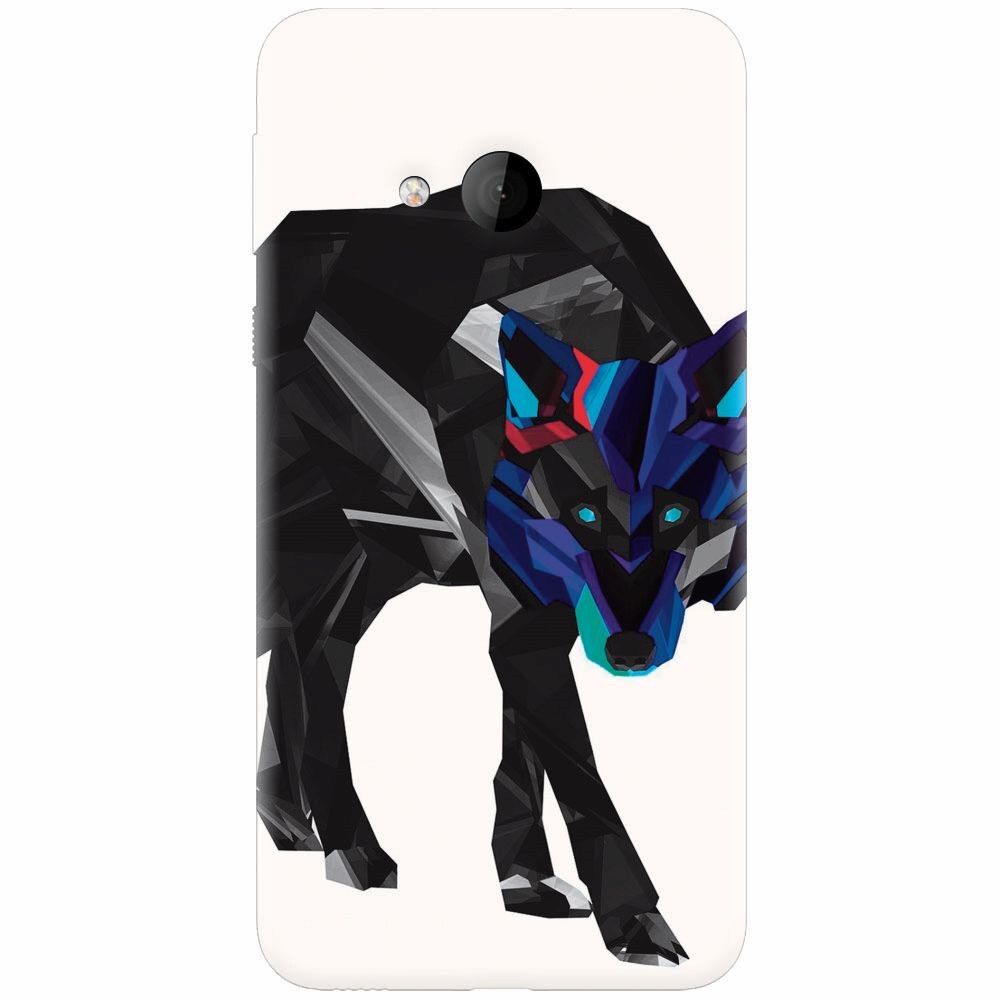 Husa silicon pentru Htc U play, Abstract Wolf