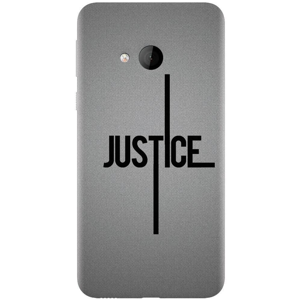 Husa silicon pentru Htc U play, Amir Justice Minimalistic Nubheebuccus Text