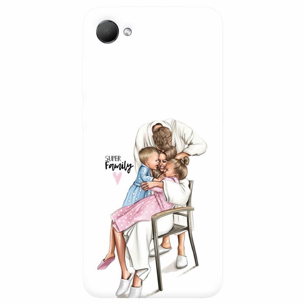 Husa silicon pentru Htc Desire 12, Super Family