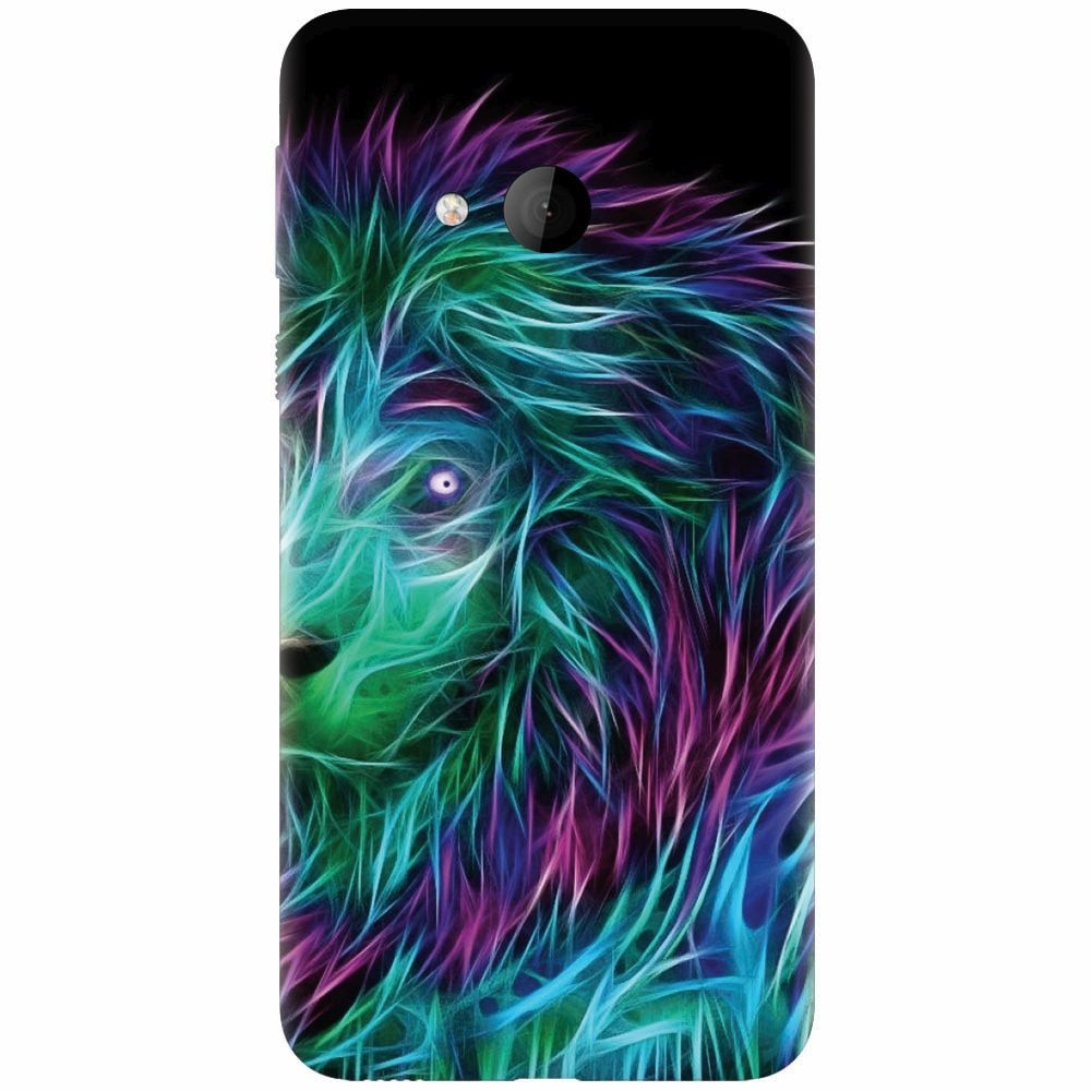 Husa silicon pentru Htc U play, Abstract Lion 002