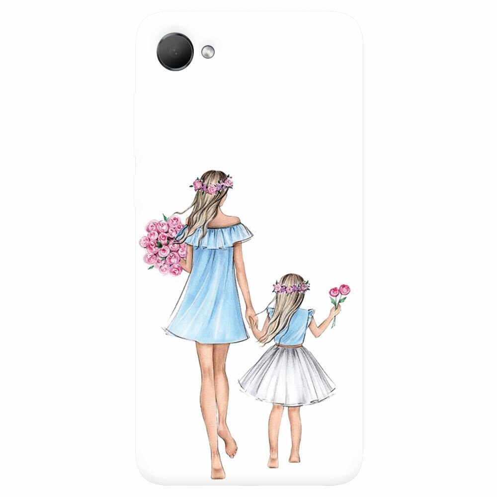 Husa silicon pentru Htc Desire 12, Mom's Princess