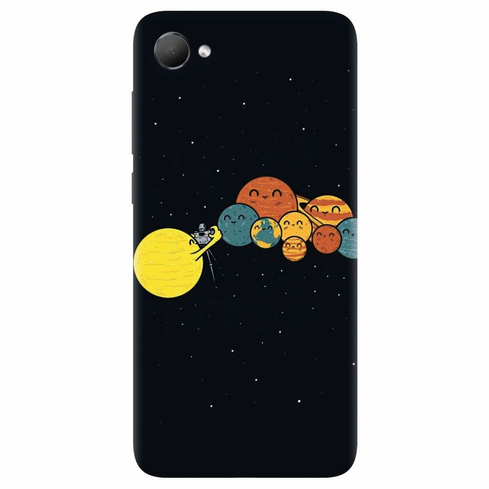Husa silicon pentru Htc Desire 12, Selfie Planet