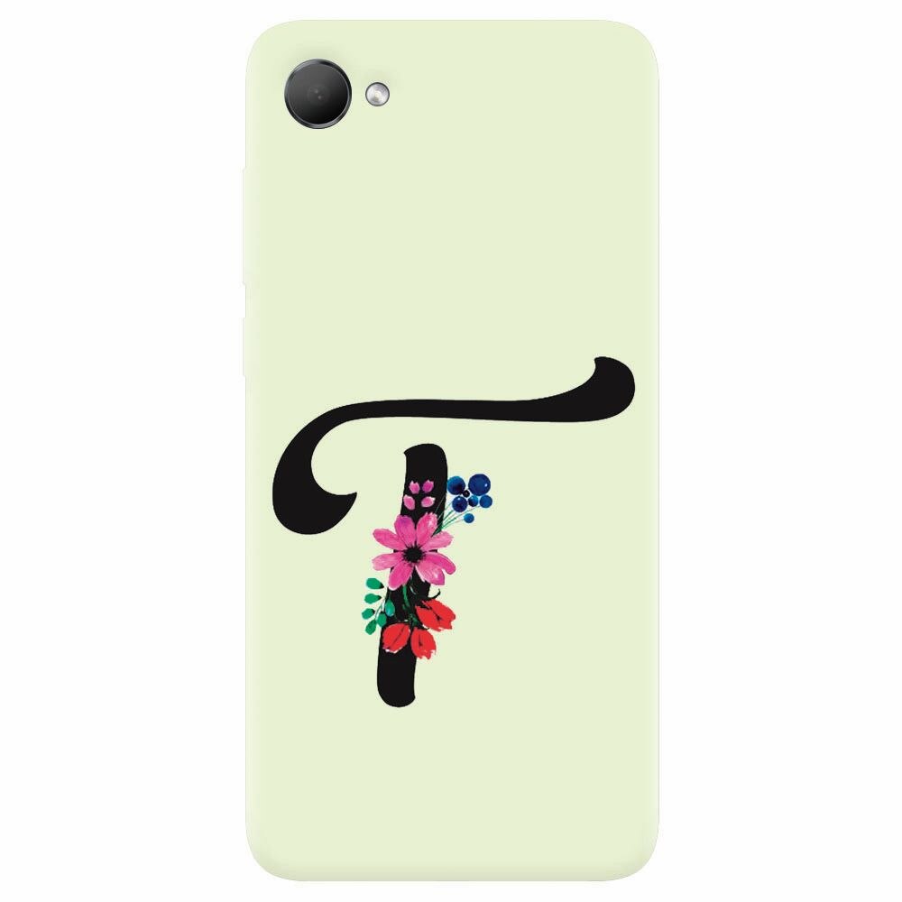 Husa silicon pentru Htc Desire 12, Litera T