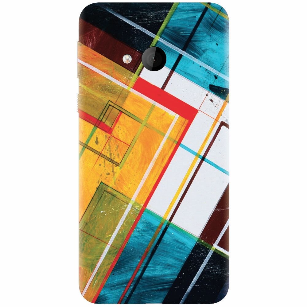 Husa silicon pentru Htc U play, Abstraction Color Shape