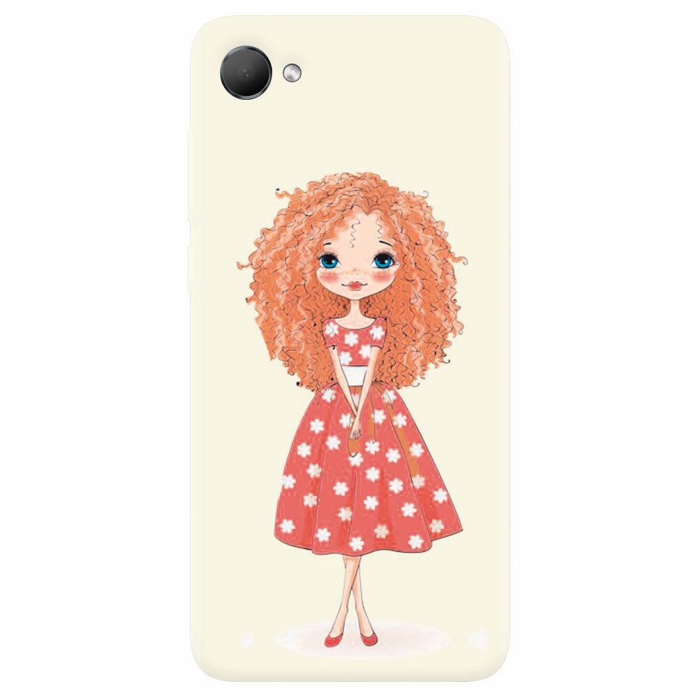 Husa silicon pentru Htc Desire 12, Sweet Little Girl