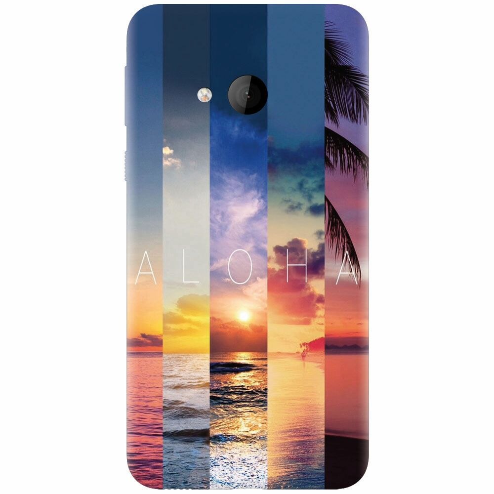 Husa silicon pentru Htc U play, Aloha Summer Stripes