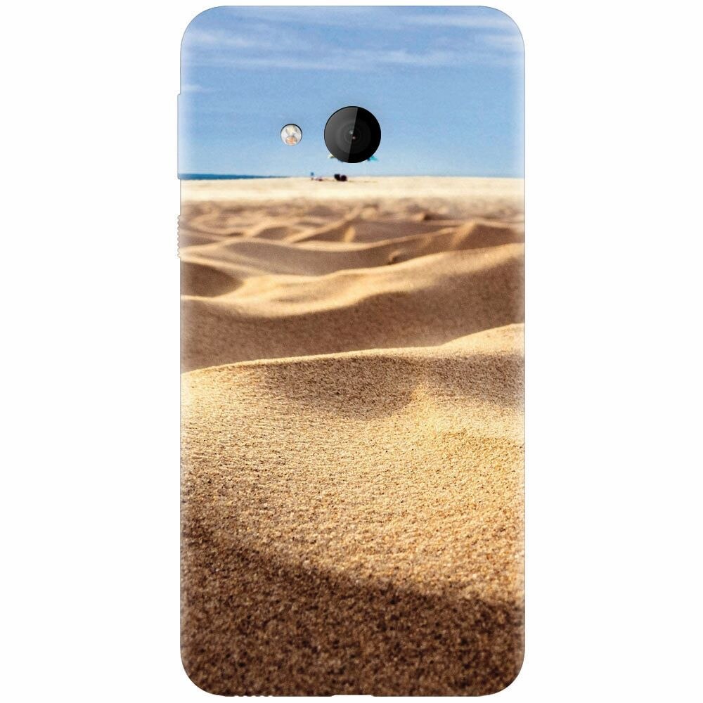 Husa silicon pentru Htc U play, Beach Sand Closeup Holiday
