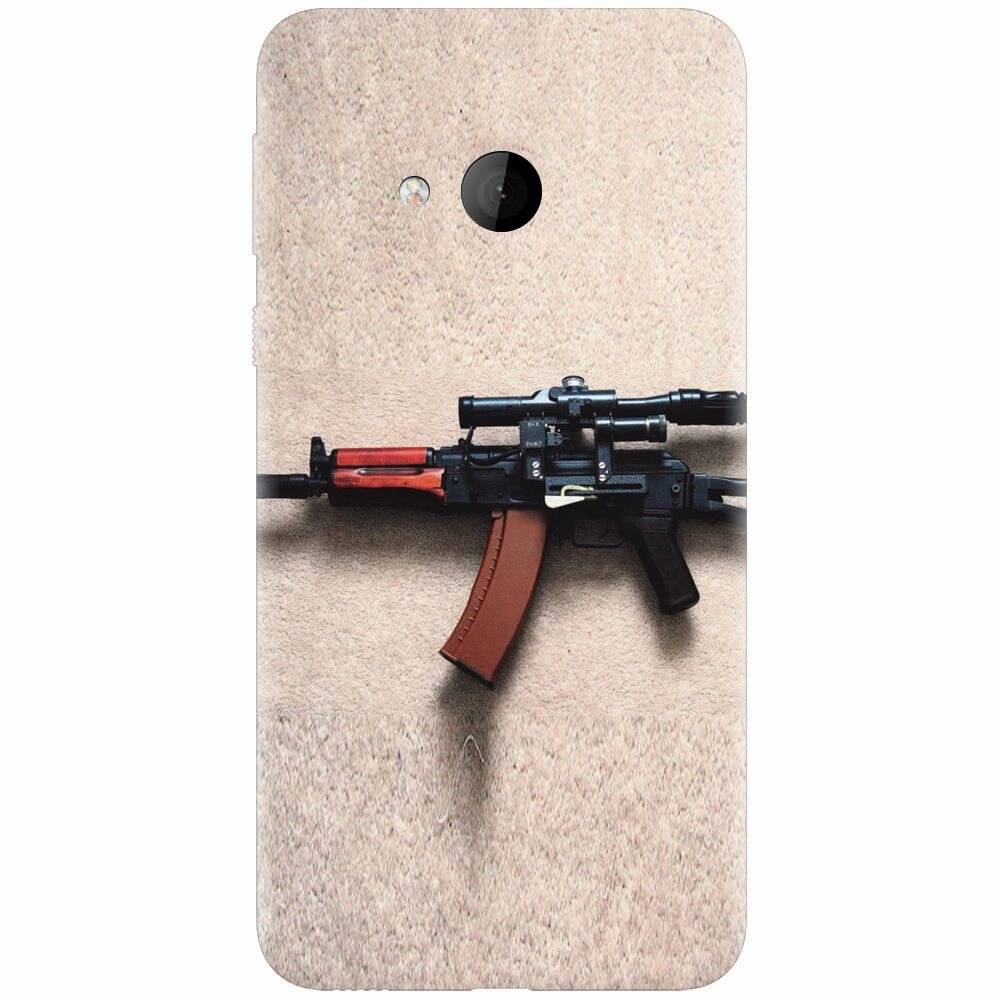 Husa silicon pentru Htc U play, AK Kalashnikov Gun Of Military