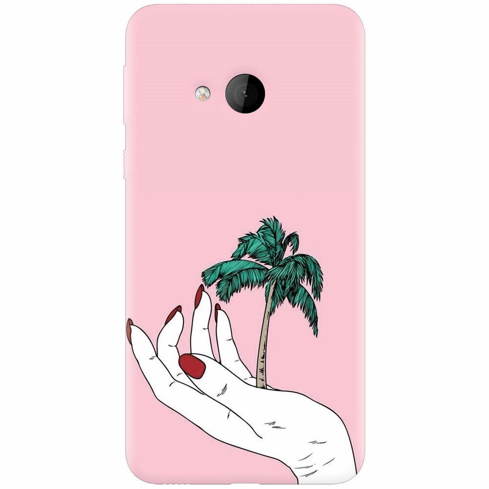 Husa silicon pentru Htc U play, Palm Tree