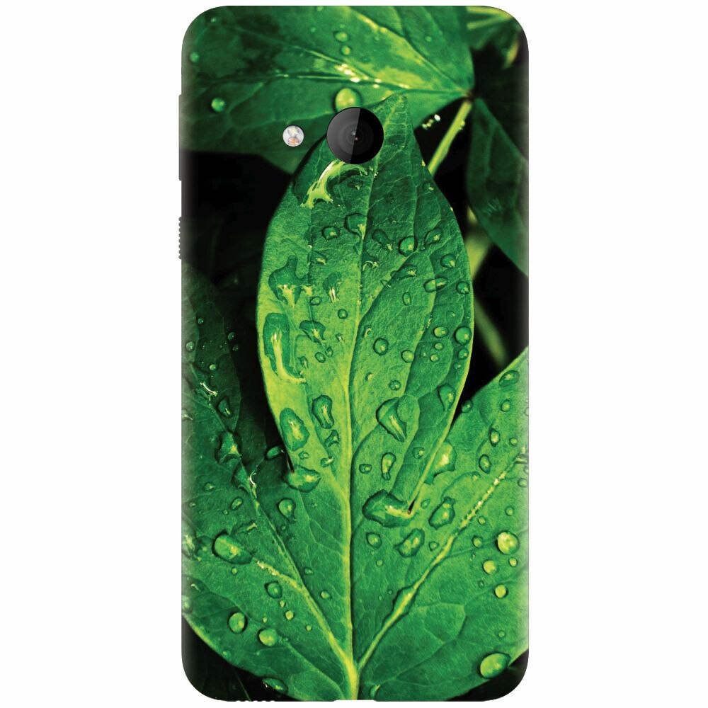 Husa silicon pentru Htc U play, Leaves And Dew