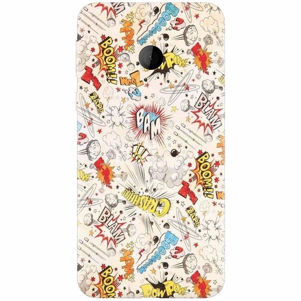 Husa silicon pentru Htc U play, Vintage Comic