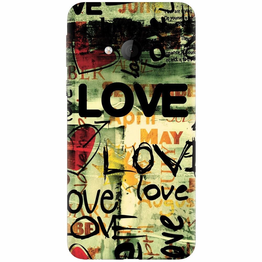 Husa silicon pentru Htc U play, Love Artwork