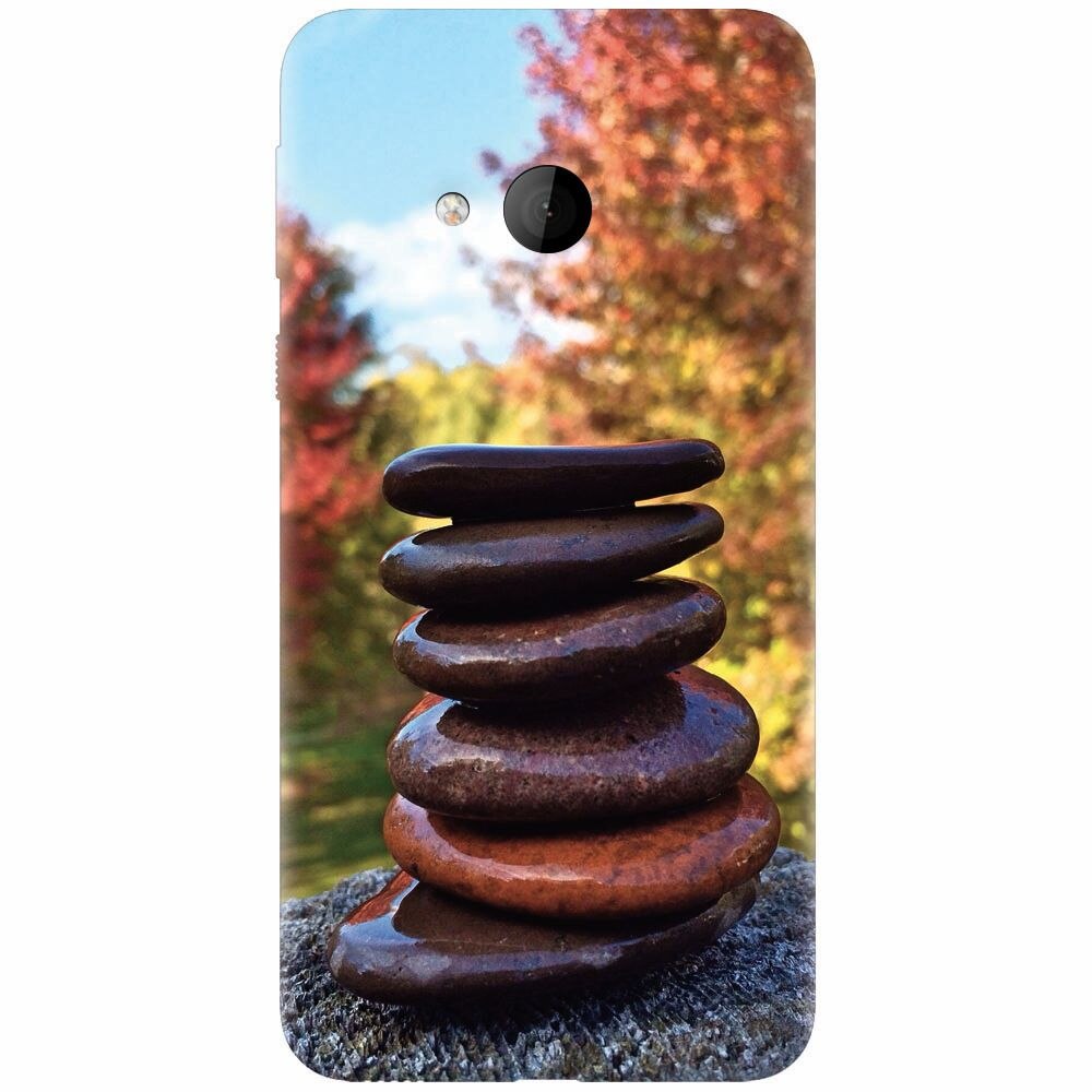 Husa silicon pentru Htc U play, Stacking Stones