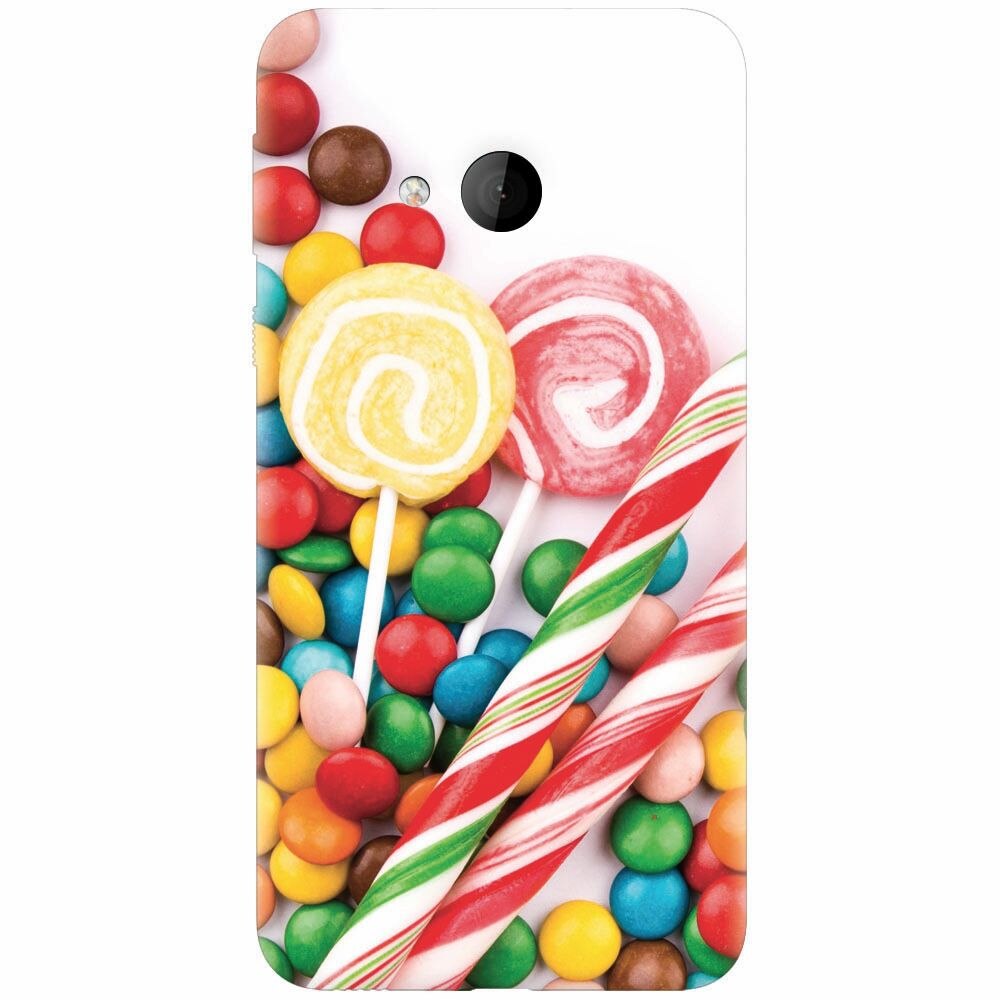 Husa silicon pentru Htc U play, Sweet Colorful Candy