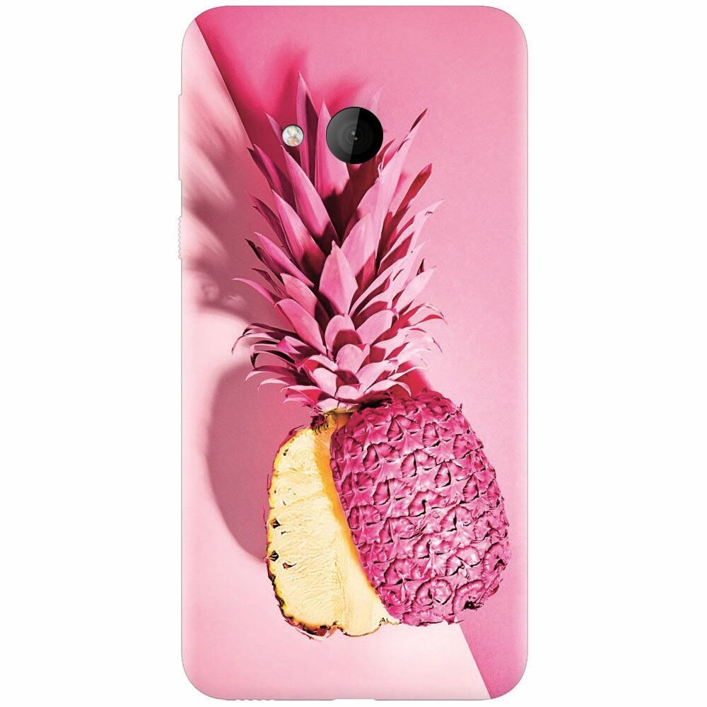 Husa silicon pentru Htc U play, Pink Pineapple
