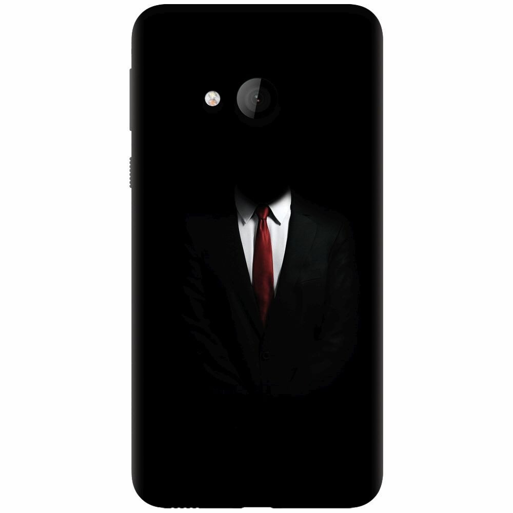 Husa silicon pentru Htc U play, Mystery Man In Suit
