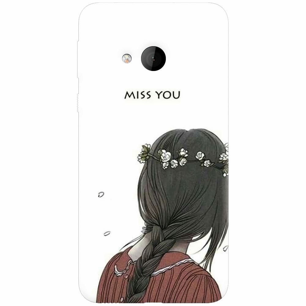 Husa silicon pentru Htc U play, Miss You