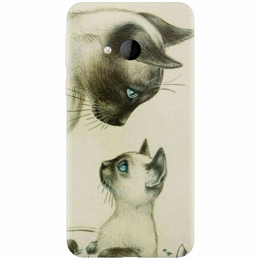 Husa silicon pentru Htc U play, Little Cat