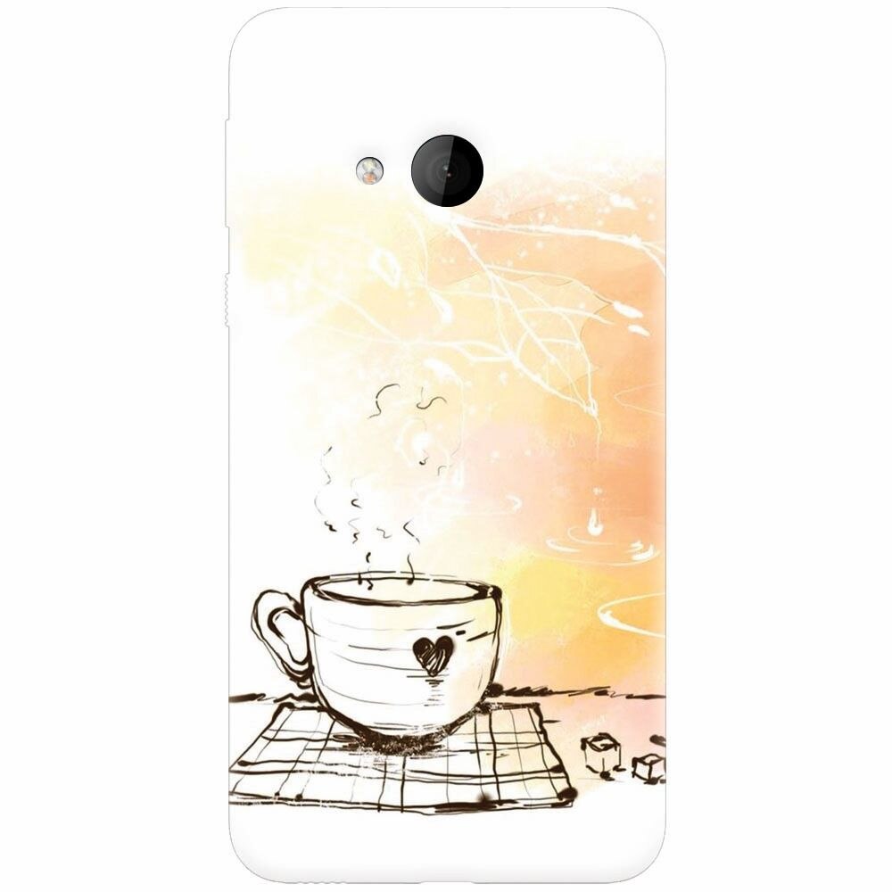 Husa silicon pentru Htc U play, Coffe Love