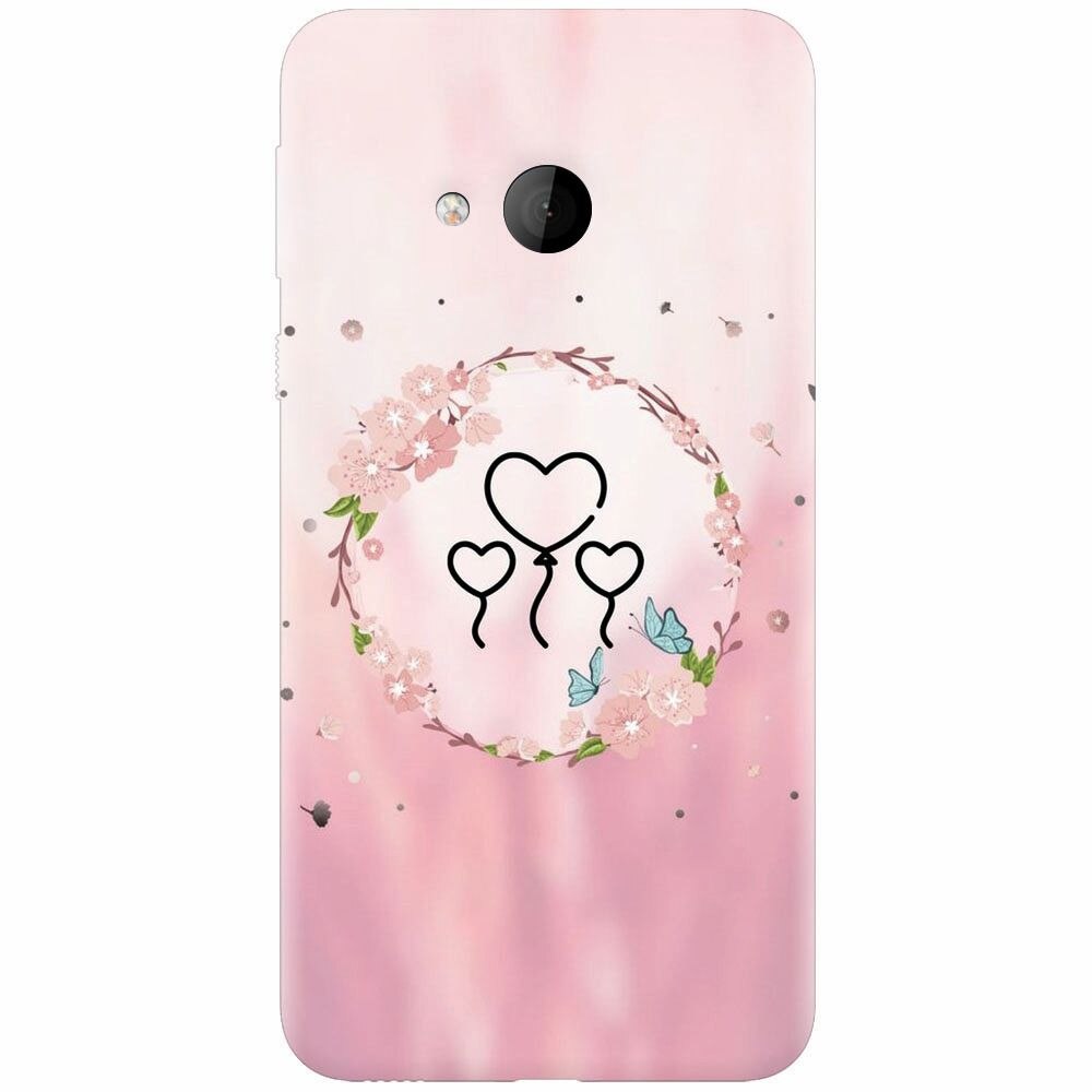 Husa silicon pentru Htc U play, Heart Baloons