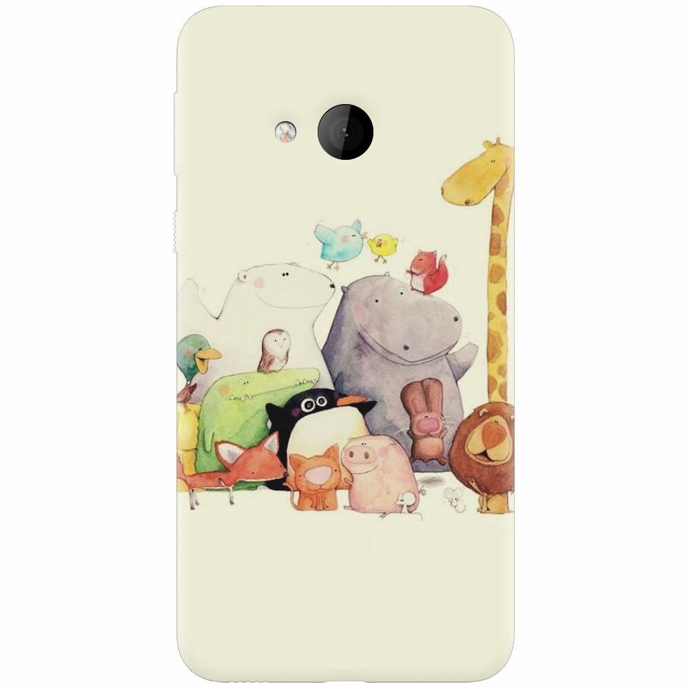 Husa silicon pentru Htc U play, Cute Cartoon Animals