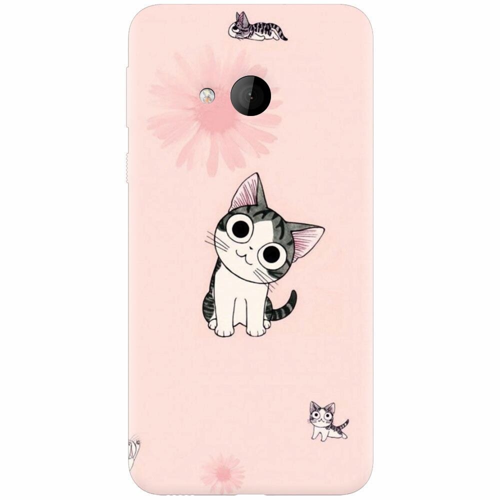 Husa silicon pentru Htc U play, Cute Cat 101