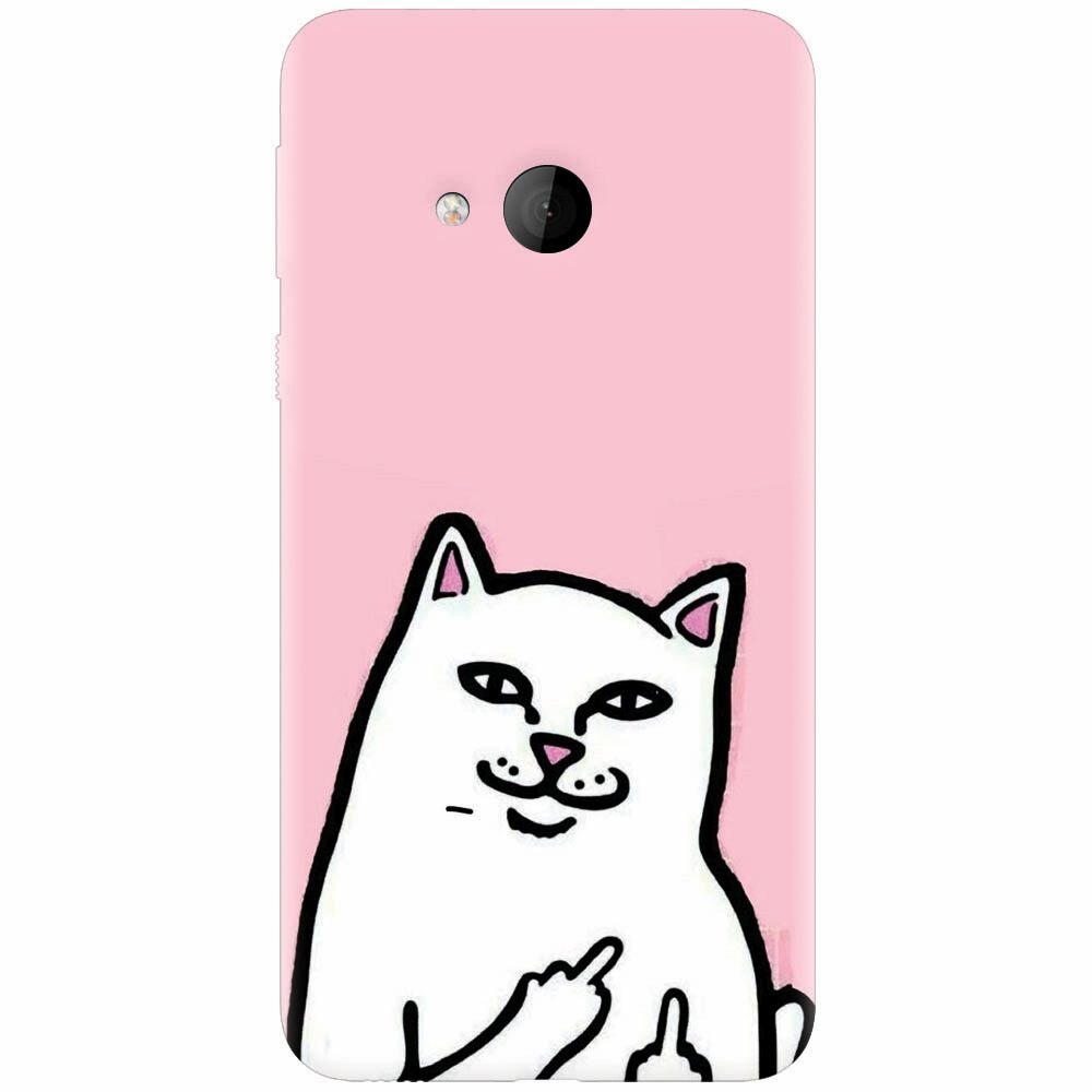 Husa silicon pentru Htc U play, White Cat