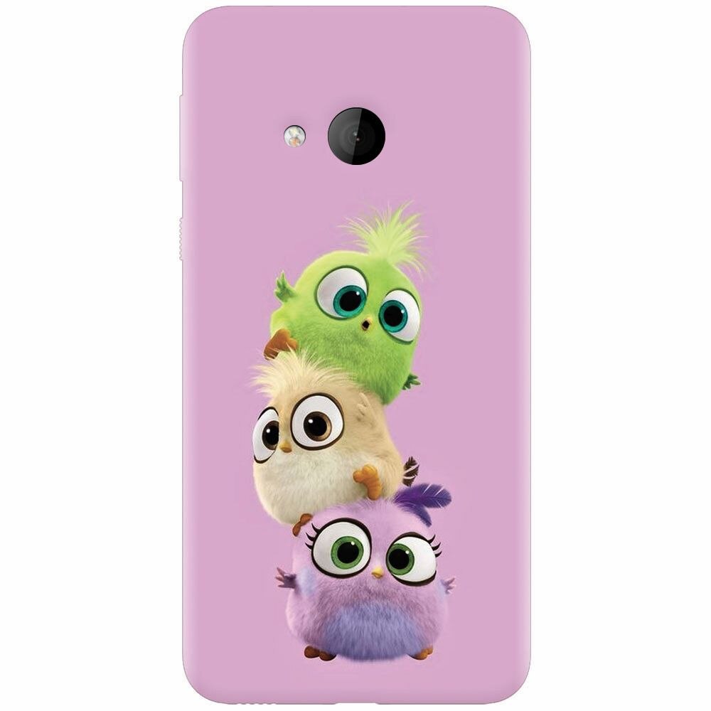 Husa silicon pentru Htc U play, Baby Birds