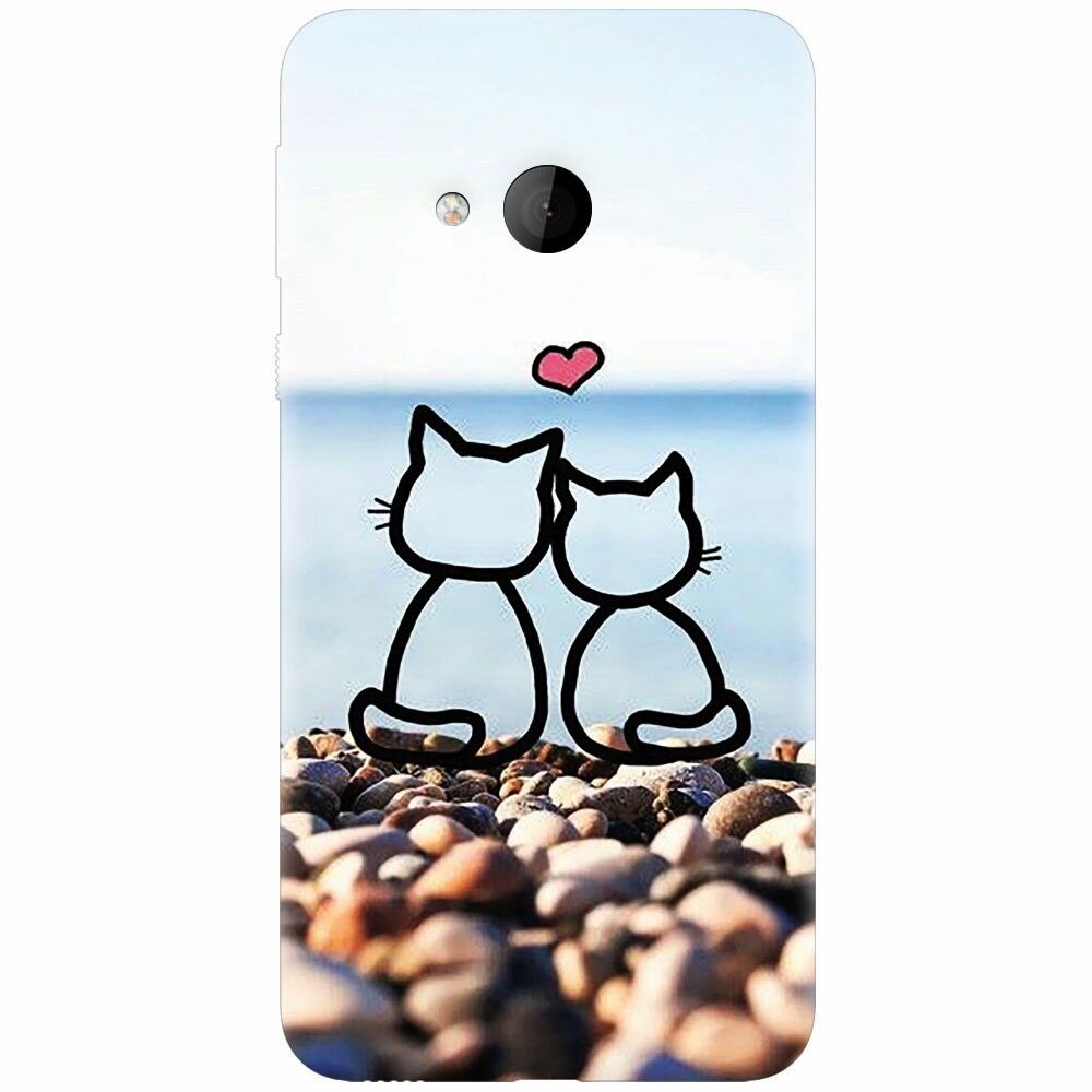 Husa silicon pentru Htc U play, In Love Cats