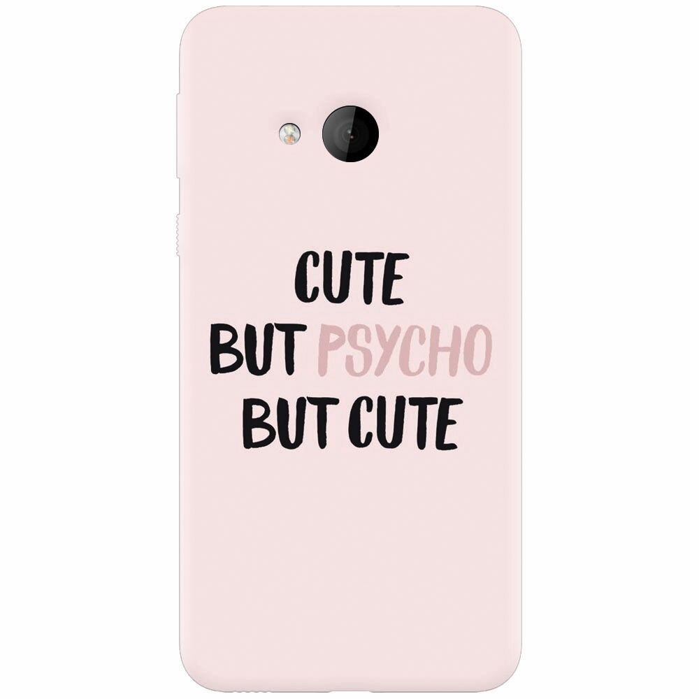 Husa silicon pentru Htc U play, Cute But Psycho