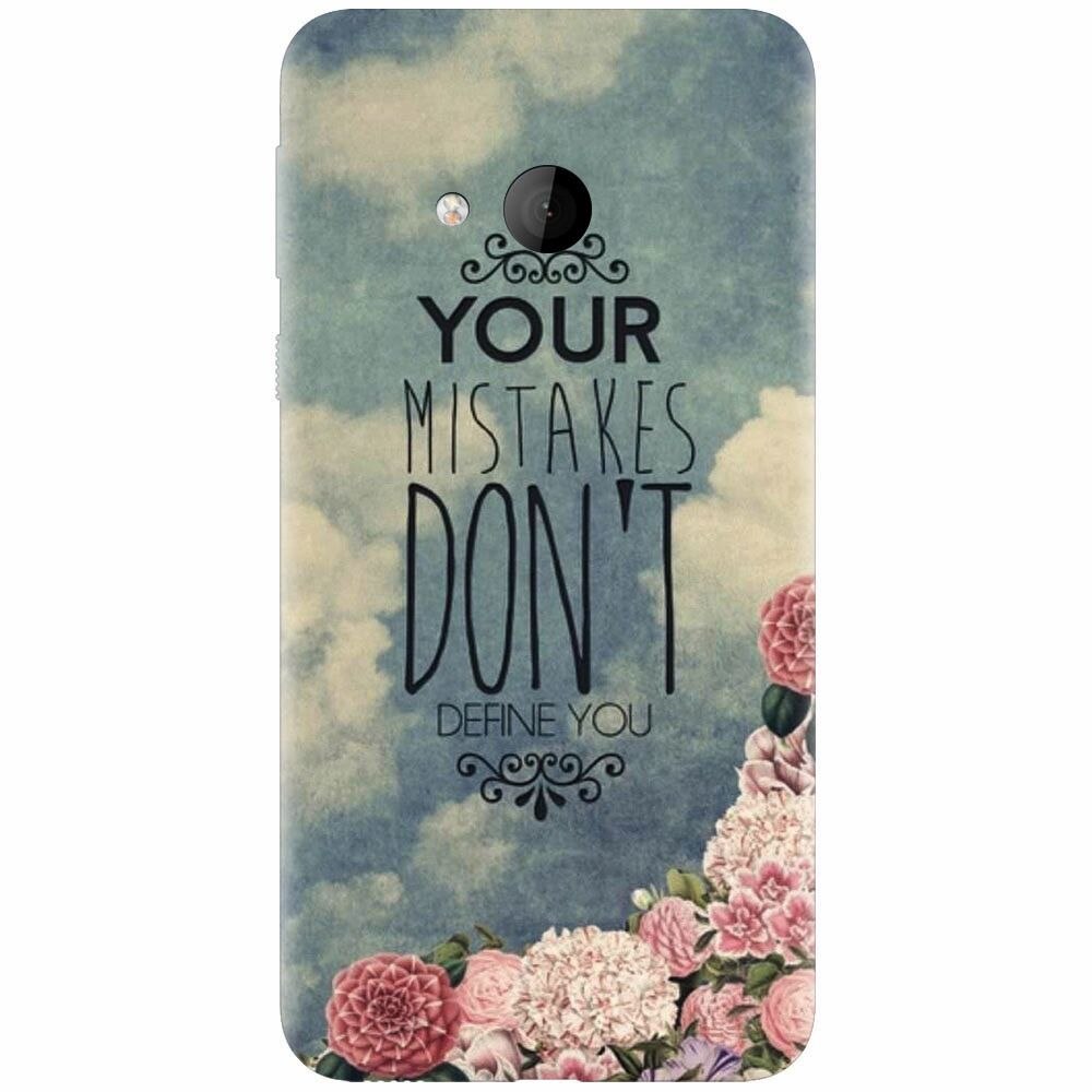 Husa silicon pentru Htc U play, Your Mistakes Dont Define You