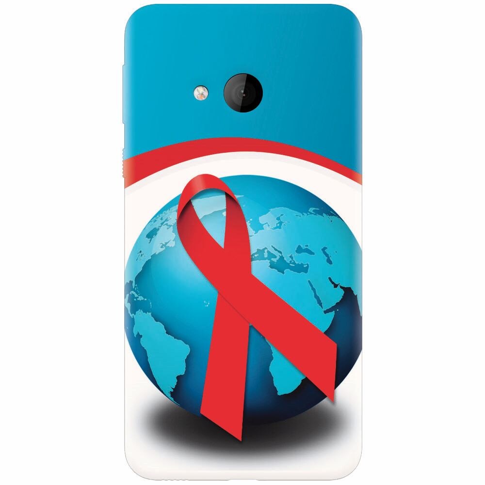 Husa silicon pentru Htc U play, World Aids Day