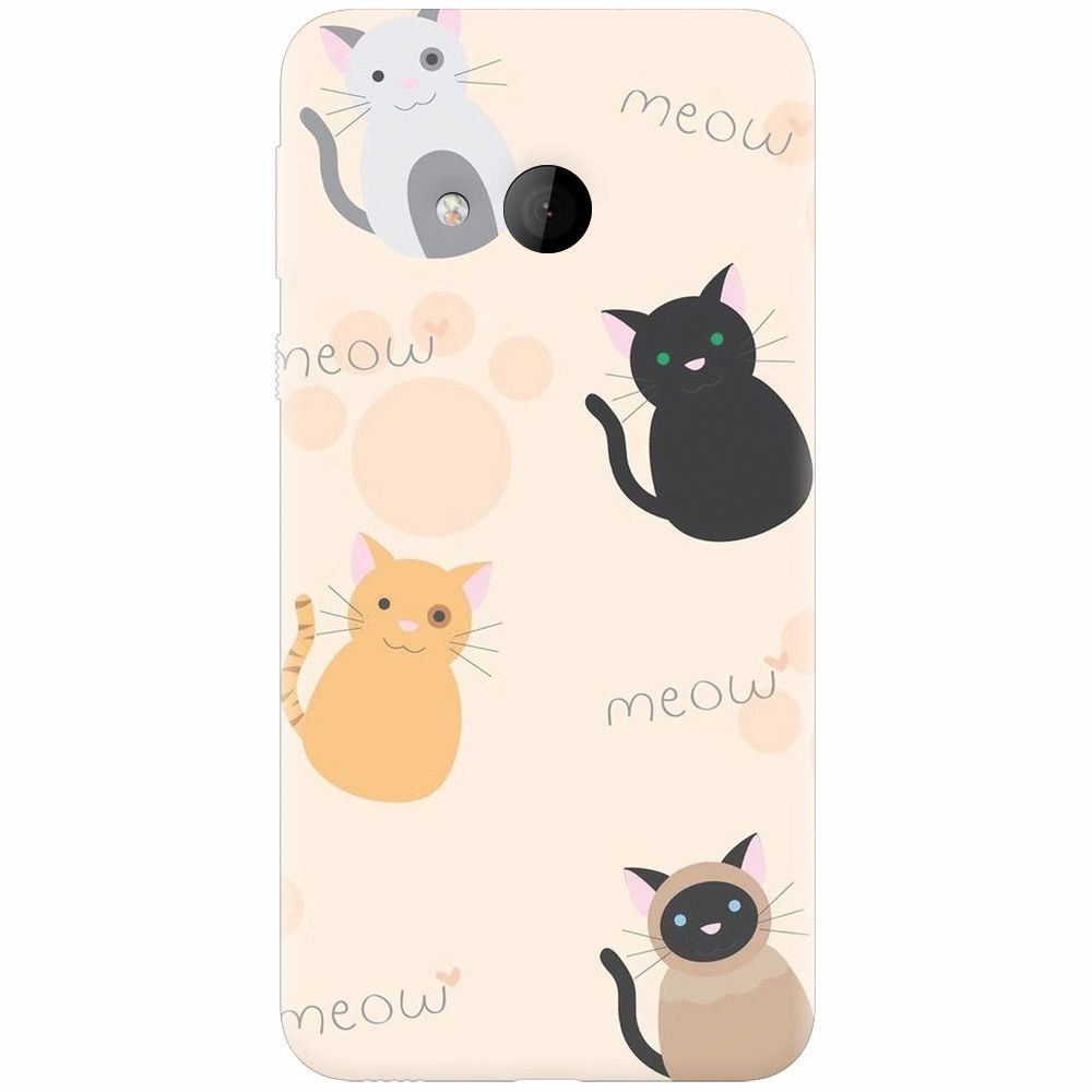Husa silicon pentru Htc U play, Meow