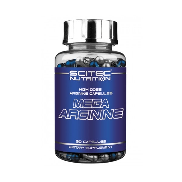 Capsule arginina Mega Arginine, 90 capsule, Scitec