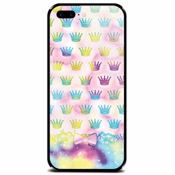 Husa din sticla securizata pentru Apple iPhone 8 Plus, Girly Plus Husa din sticla securizata pentru Apple iPhone 8 Plus, Girly Plus