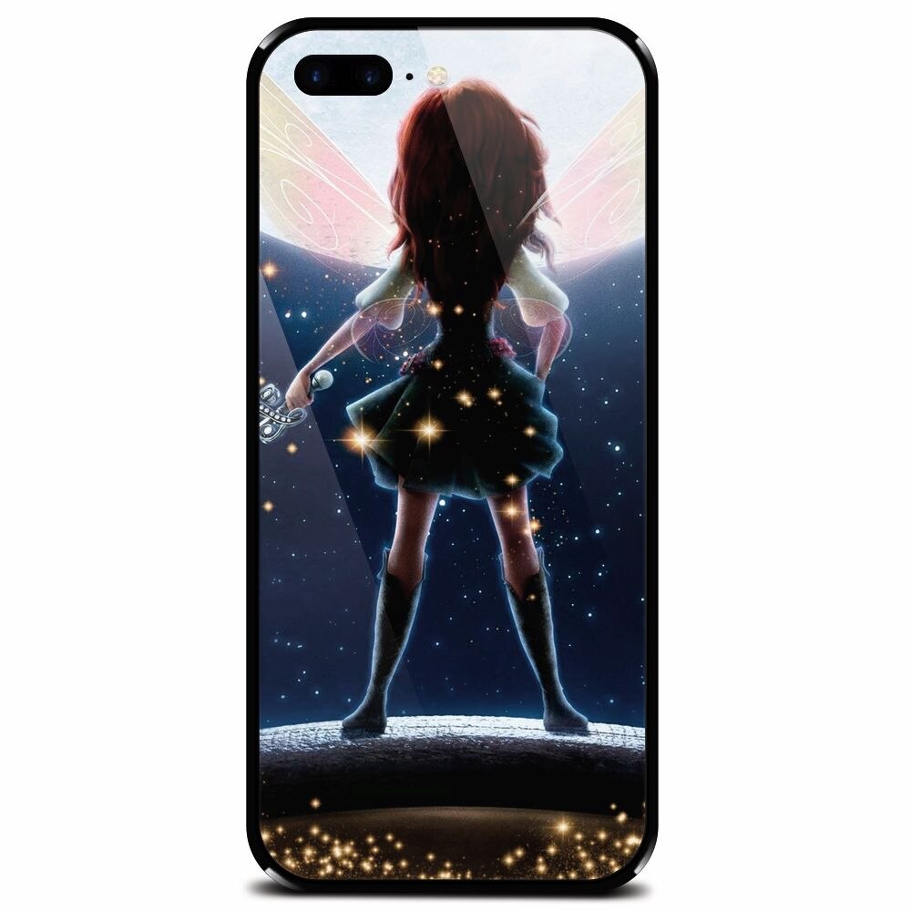Husa din sticla securizata pentru Apple iPhone 7 Plus, Fairy